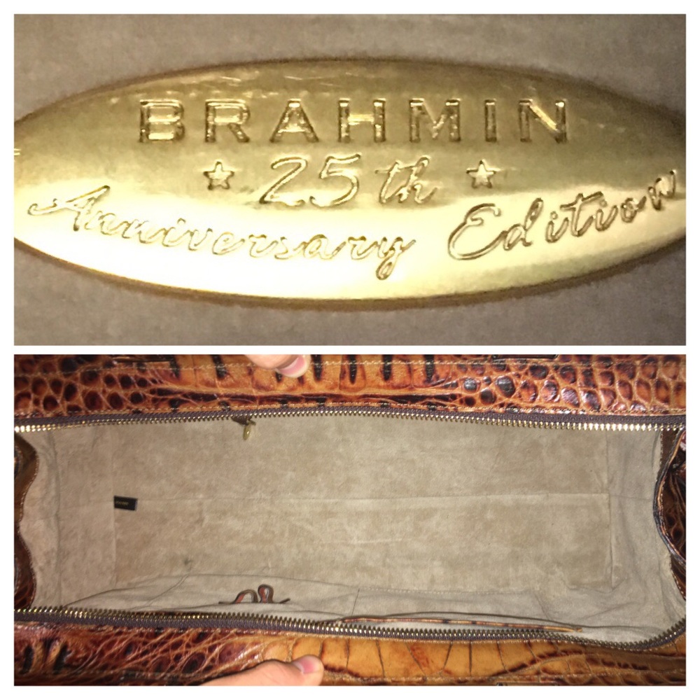 ‼️‼️SOLD‼️‼️Brahmin 25th Anniv. Satchel, Gayle🦊 - Picture 8 of 8